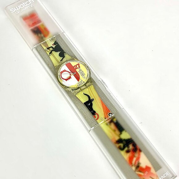 Limited Edition Designer Swatch Collection of 4 "27 Canton" Watches GZ172 GZ173 - Picture 4 of 13